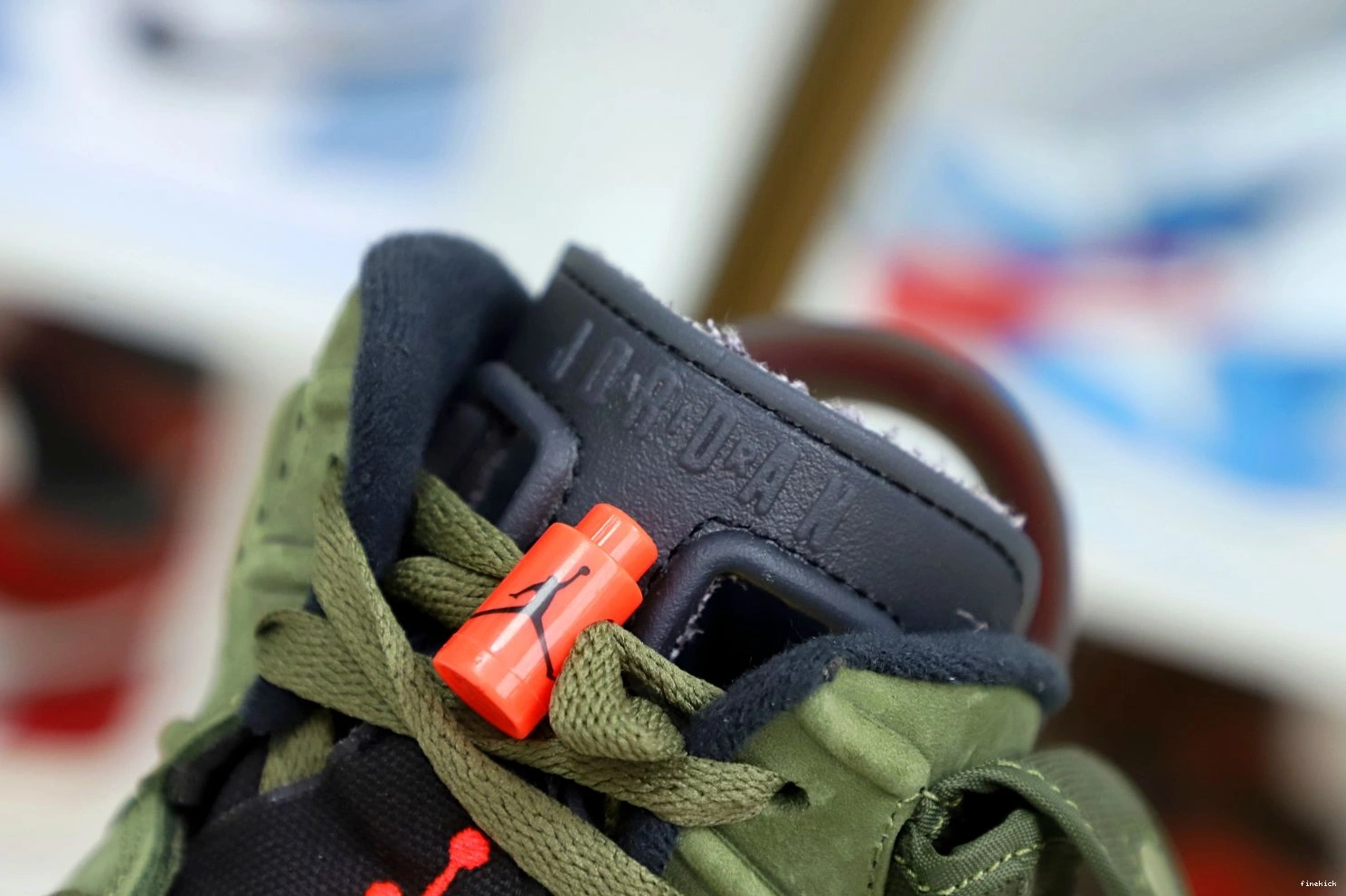 X RETRO SCOTT AIR JORDAN 'OLIVE' TRAVIS 6 0901